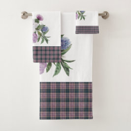 Pset Scottish Pattern Bad Handdoek