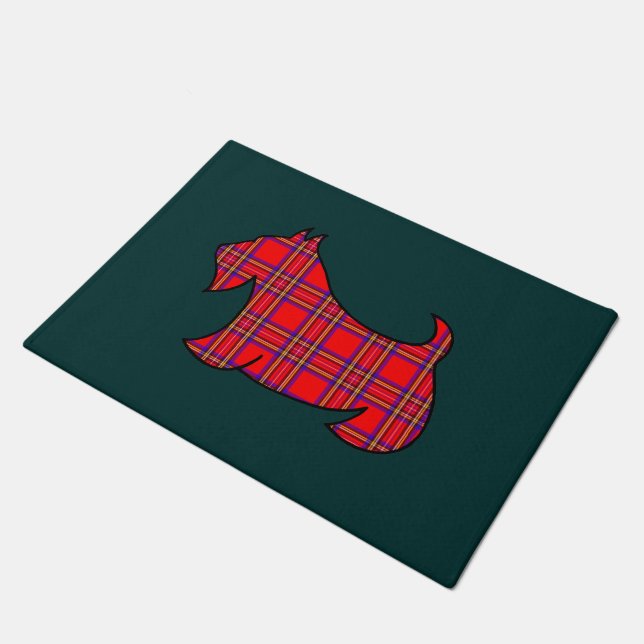 Pset Scottish Terrier Doormat Deurmat (Schuin)