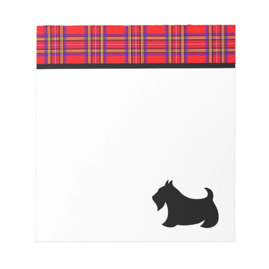 Pset Scottish Terrier Notitieblok (Voorkant)