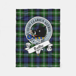 Pset Sherpa Blanket Baillie Classic Clan Scottish Fleece Deken