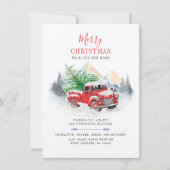 Pset Snowflake Holiday Moving Announement Notitiekaartje (Voorkant)