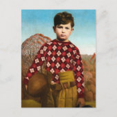 Pset Sweater door Grant Wood Feestdagenkaart (Voorkant)