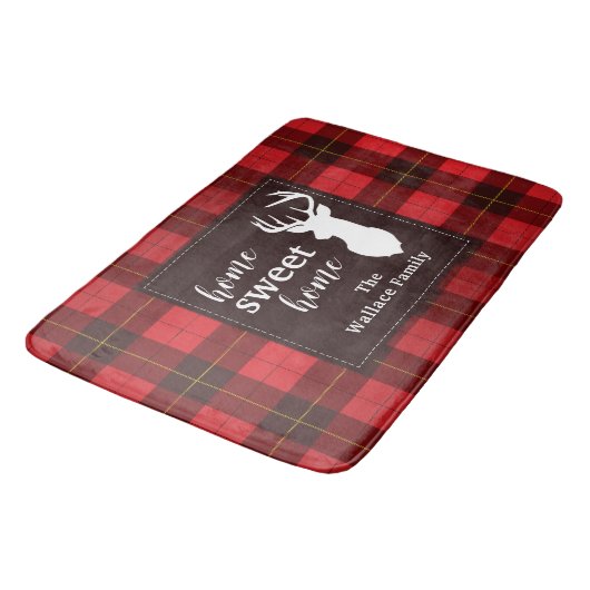 Pset Sweet Home Wallace Tartan Uitgebreid Badmat (Gekanteld)