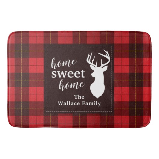 Pset Sweet Home Wallace Tartan Uitgebreid Badmat (Voorkant)