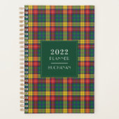 Pset Tartan 2022 Clan Buchanan Planner (Voorkant)