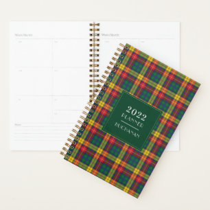 Pset Tartan 2022 Clan Buchanan Planner