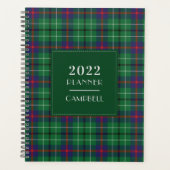 Pset Tartan 2022 Clan Duncan Gecontroleerd Planner (Voorkant)
