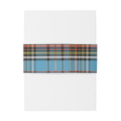 Pset Tartan Clan Anderson Rustic Wedding Custom Uitnodigingen Wikkel (Achterkant Voorbeeld)