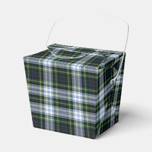 Pset Tartan Clan Gordon White Green Classic Bedankdoosjes