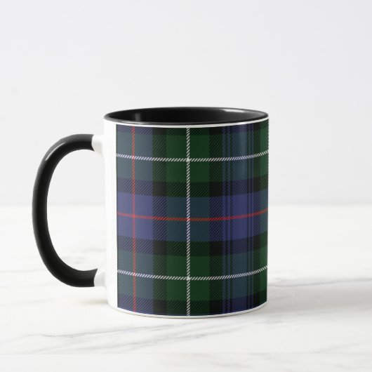 Pset Tartan Clan MacKenzie Green Black Check Mok (Links)