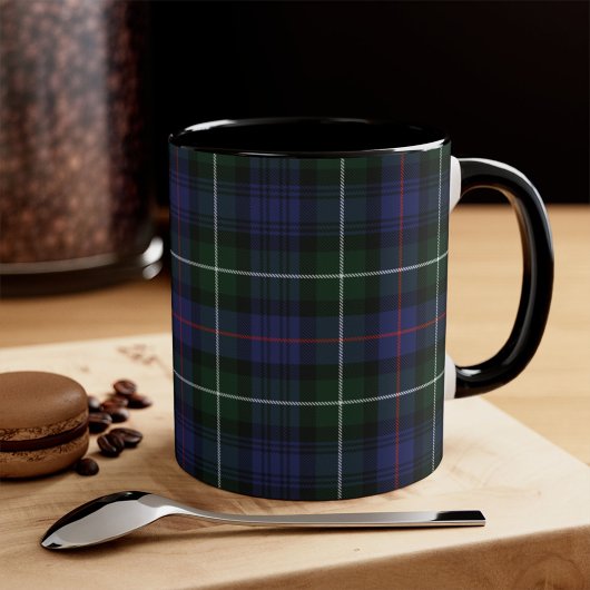 Pset Tartan Clan MacKenzie Green Black Check Mok
