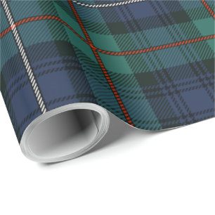 Pset Tartan Clan Robertson Rustic Check Cadeaupapier