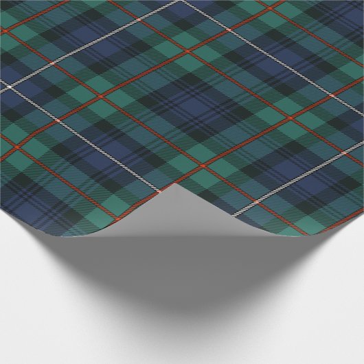 Pset Tartan Clan Robertson Rustic Check Cadeaupapier (Hoek)