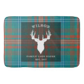 Pset Tartan Clan Wilson Family Lake House Badmat (Voorkant)