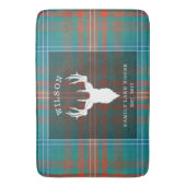 Pset Tartan Clan Wilson Family Lake House Badmat (Voorkant Verticaal)