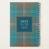 Pset Tartan Clan Wilson Gecontroleerd 2022 Planner (Achterkant)