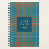 Pset Tartan Clan Wilson Gecontroleerd 2022 Planner (Voorkant)