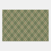 Pset Tartan Gift Wrap (set van 3) Inpakpapier Vel (Voorkant)