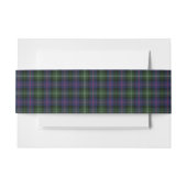 Pset Tartan Green Paars Check Clan Sutherland Uitnodigingen Wikkel (Voorkant Voorbeeld)