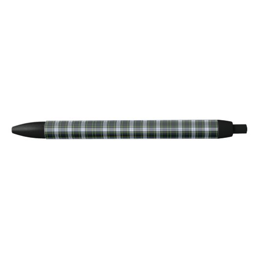 Pset Tartan Green White Black Coarbeider Zwarte Inkt Pen (Voorkant)
