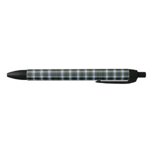 Pset Tartan Green White Black Coarbeider Zwarte Inkt Pen