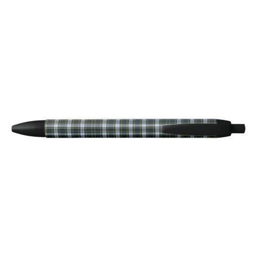 Pset Tartan Green White Black Coarbeider Zwarte Inkt Pen (Achterkant)