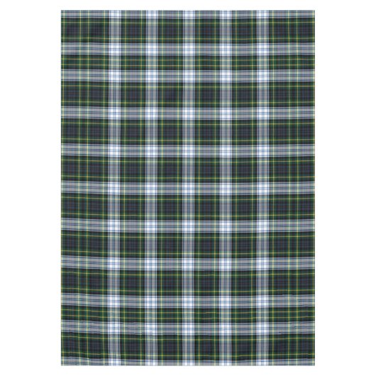 Pset Tartan Klassieke Groene Witte Rustige DAG Tafelkleed (Voorkant)