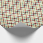 Pset Tartan Patroon Cadeaupapier (Hoek)