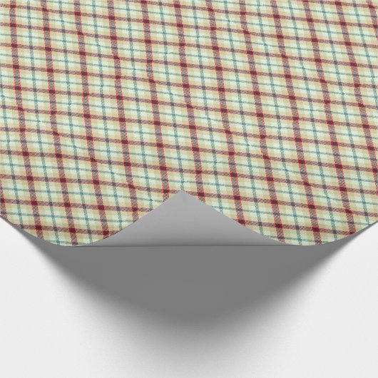 Pset Tartan Patroon Cadeaupapier (Hoek)