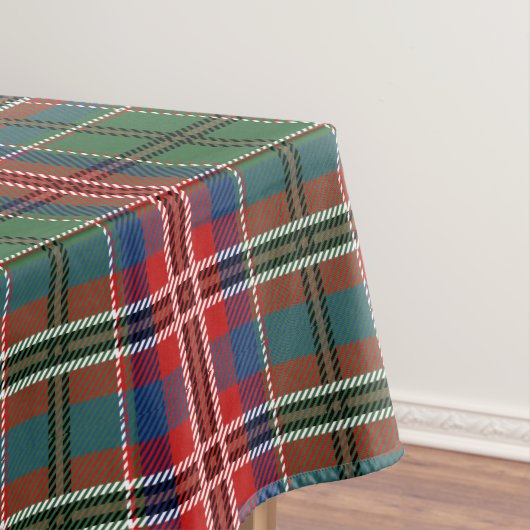 Pset Tartan Red Green MacCulloch Rustic Tafelkleed (Voorbeeld)