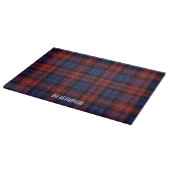 Pset Tartan Red Paars Clan MacLachlan Check Snijplank (Hoek)