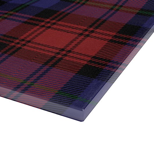 Pset Tartan Red Paars Clan MacLachlan Check Snijplank (Hoek)