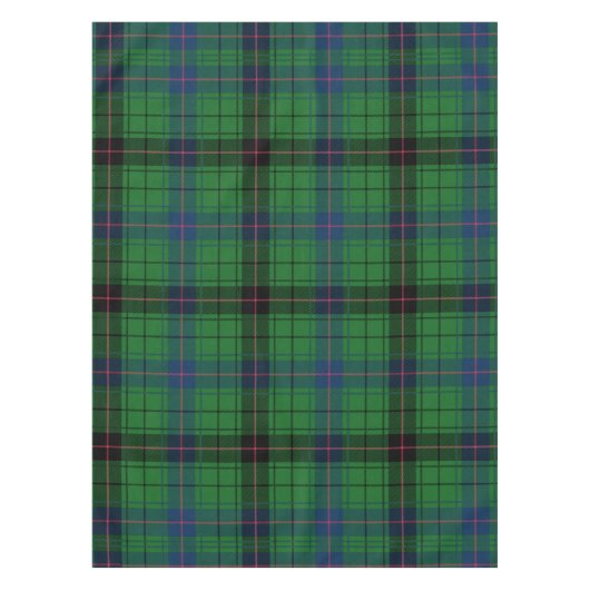 Pset Tartan Rustic Clan Davidson Party Tafelkleed (Voorkant)