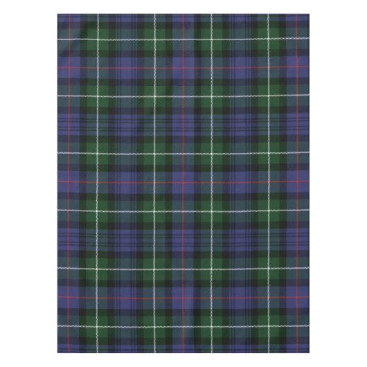 Pset Tartan Scottish Clan MacKenzie Gecontroleerd Tafelkleed (Voorkant)