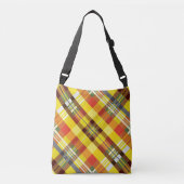 Pset / Tartan - Zonnebloem - Crossbody Tas (Voorkant)