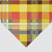 Pset / Tartan - Zonnebloem - Tissuepapier (Detail)