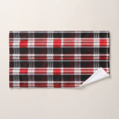 Pset Trendy Abstract Red Black Collectie Bad Handdoek (Handdoek)