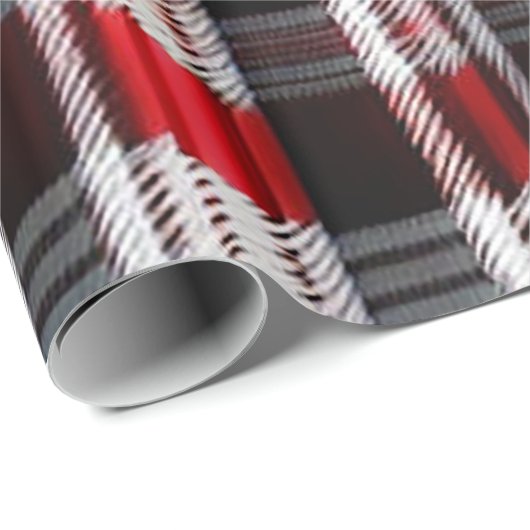Pset Trendy Abstract Red Black Collectie Cadeaupapier (Rol Hoek)