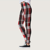 Pset Trendy Abstract Red Black Collectie Leggings (Links)