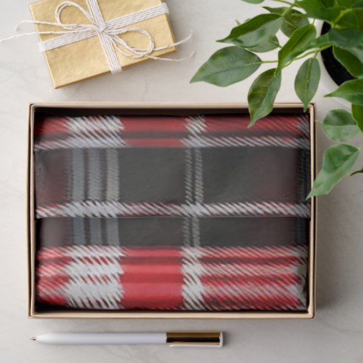 Pset Trendy Abstract Red Black Collectie Tissuepapier (Geschenk)