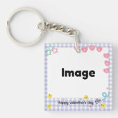 Pset Violet Valentijn Foto Sleutelhanger (Voorkant)
