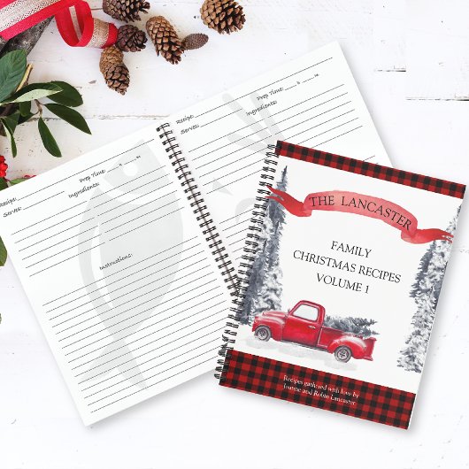 Pset, Winter Forest en  vrachtwagenpark Notitieboek