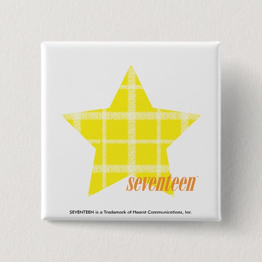 Pset Yellow 4 Vierkante Button 5,1 Cm (Voorkant)