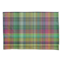 Pset Yellow Pink Green Tartan