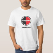 pseudo.com T-shirt met klassieke logo (Voorkant)