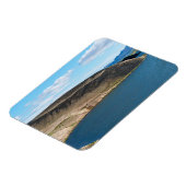 Pseudokraters in het meer Myvatn-IJsland Magneet (Linkerzijde)