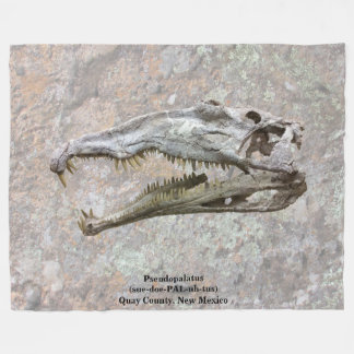 Pseudopalatus - Fossil - Quay County, New Mexico Fleece Deken