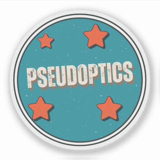 Pseudoptica Sticker (Voorkant)
