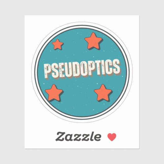 Pseudoptiek Sticker (Vel)