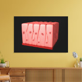 Pseudostratified Columnar Epithelium Canvas Afdruk (Insitu (Woonkamer))